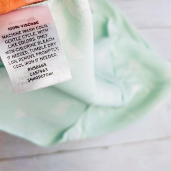 SOMETHING NAVY Easy Flirty Teal Chalk Etch floral Minidress Small - Picture 7 of 8